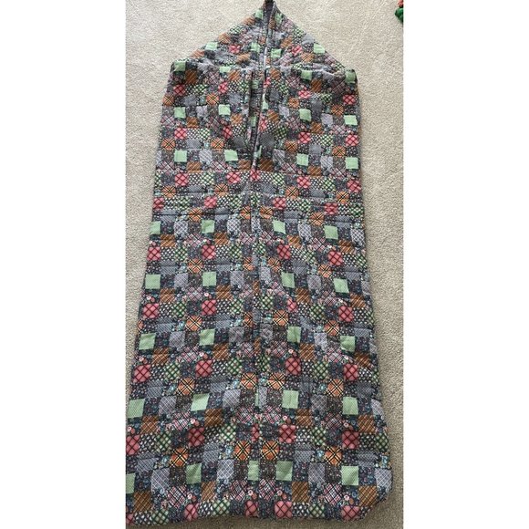 70s Vtg Patchwork Quilt Style Hugger by Barclay Wearable Sleeping Bag Snuggie - Picture 4 of 11